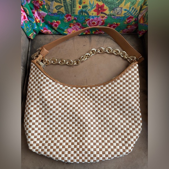 EUC Pretty Simple Sienna Slouchy woven shoulder bag - Picture 3 of 5